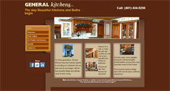Desktop Screenshot of generalkitchensri.com